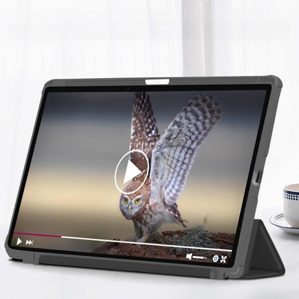 Taske til iPad Air 11 2024 AVIZAR - Video Support / Keyboard - Sort Svart
