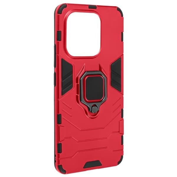 Fodral - AVIZAR - Xiaomi Redmi Note 13 4G - Bi-material - Stötsäker - Röd Röd