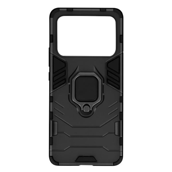 Coque Antichoc - AVIZAR - Xiaomi Mi 11 Ultra - Metalring - Videostøtte - Sort Svart