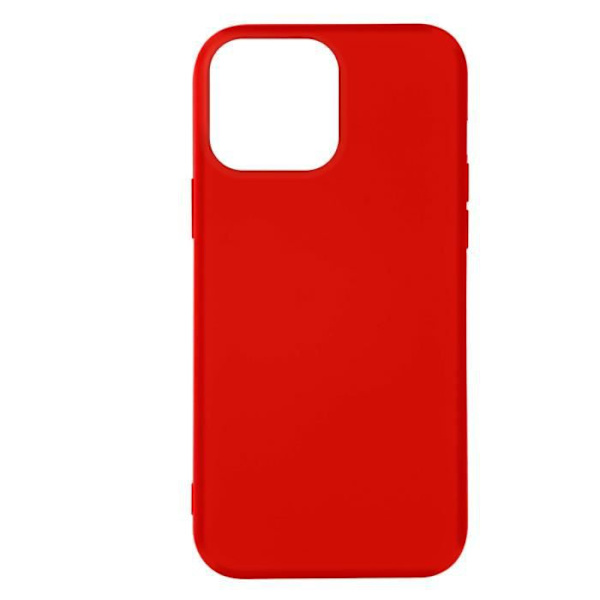iPhone 14 Pro cover Halvstiv Soft-touch Fin rød