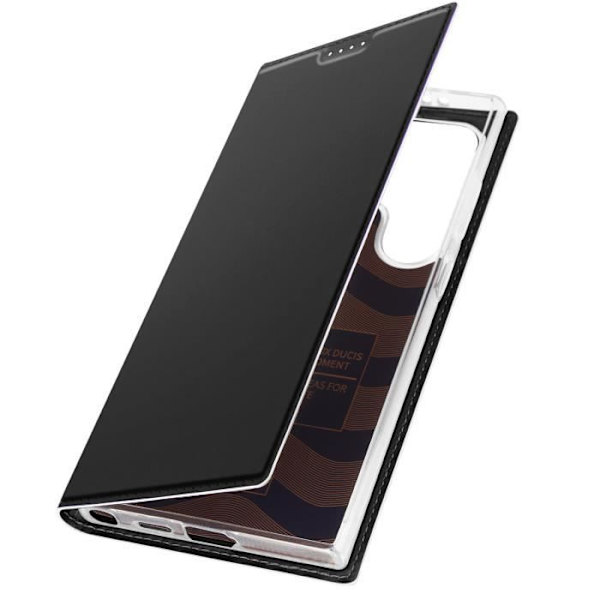 Etui til Samsung Galaxy S24 Ultra - DUX DUCIS - Sort - Kortholder - Video Support Svart
