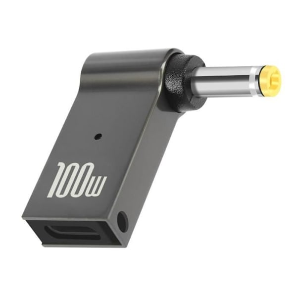 100 W USB-C-lataussovitin Lenovolle - AVIZAR - 197481-ADA-100W - Keltainen liitin - Sinkkiseos Gul