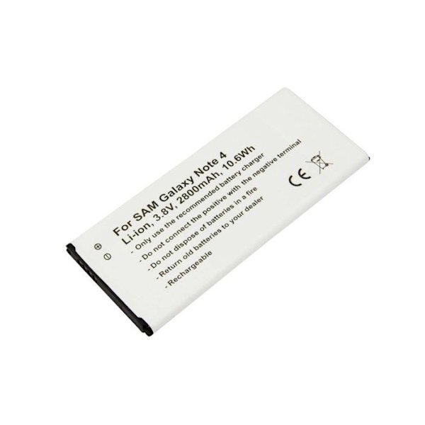 Batteri - AVIZAR - Galaxy Note 4 - 2800mAh - 3,8V - NFC