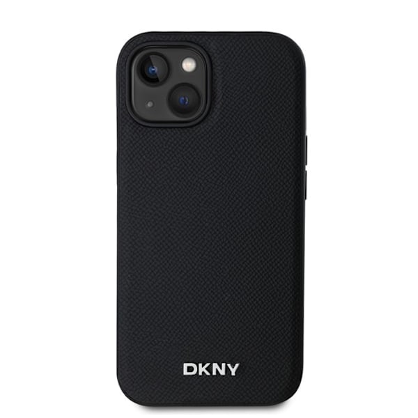 iPhone 15-fodral - MagSafe - Metall-logotyp - Svart - DKNY