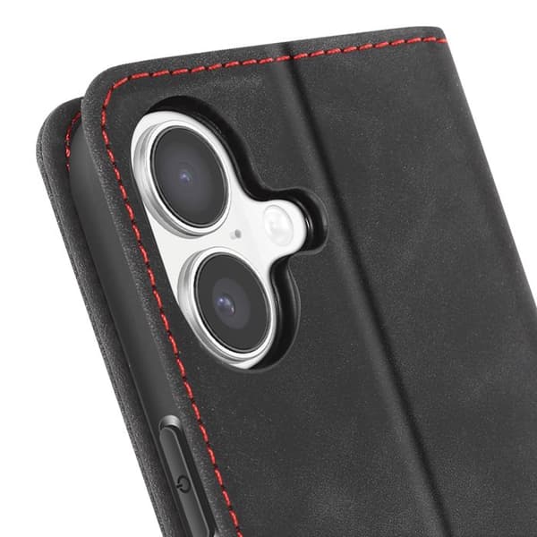 Etui til iPhone 17 Model Xproof med Støttefunktion og Kortlomme Tactical Sort Svart