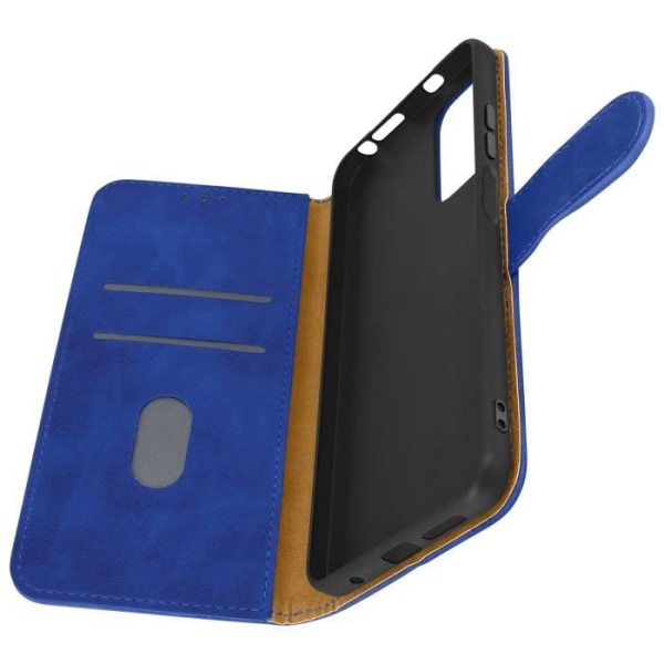 AVIZAR Wallet Case til Xiaomi Redmi Note 11 og Note 11s - Blå - Videosupportfunktion blå