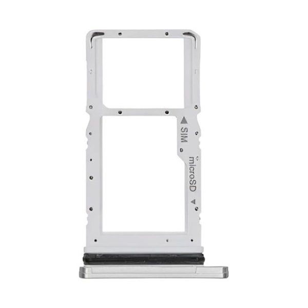 SIM-kortbakke til Samsung Galaxy Tab A7 + Samsung micro-SD slot Sølv grå