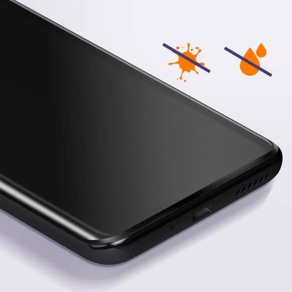 Skærmbeskyttelse - iMak - Hærdet Glas - Antispion - Buet - Til Redmi Note 14 Pro/Pro Plus Svart