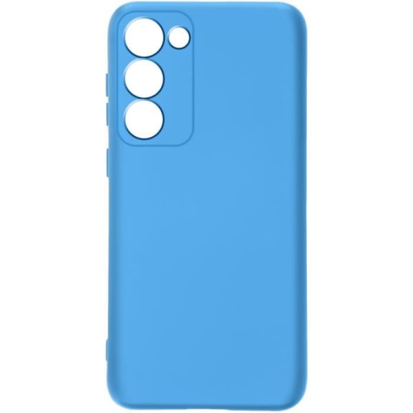 Fodral som är kompatibelt med Samsung Galaxy S23 halvstyvt blått fodral