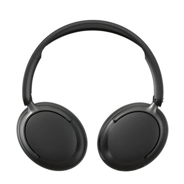 Bluetooth headset - Akashi - Black - Battery life 25h - Built-in microphone - Foldable Svart