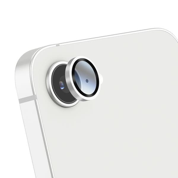 Hærdet Glas Kamera til iPhone 16 Stødabsorberende Uændret Billedkvalitet Zanaé Sølv Grå