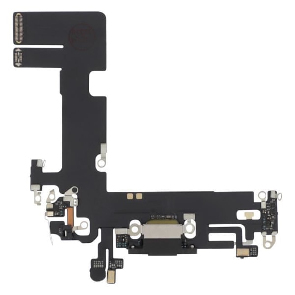 Lightning- ja mikrolatausliitin iPhone 13:lle Black Svart