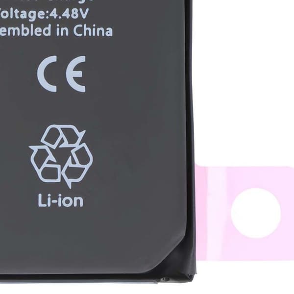 Batteri - AVIZAR - iPhone 15 Pro - Li-Polymer 3274mAh - 3,87V - Diagnostisk funktion Sort