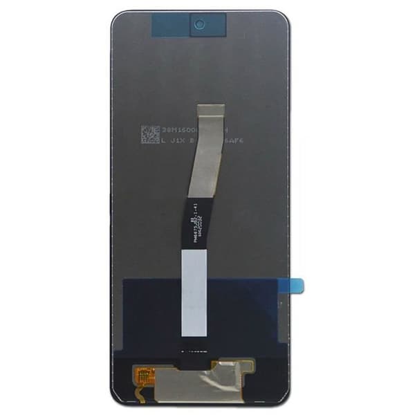 LCD-skærm - Xiaomi - Redmi Note 9 Pro - Udskiftning - Sort - Indbygget flexkabel Svart