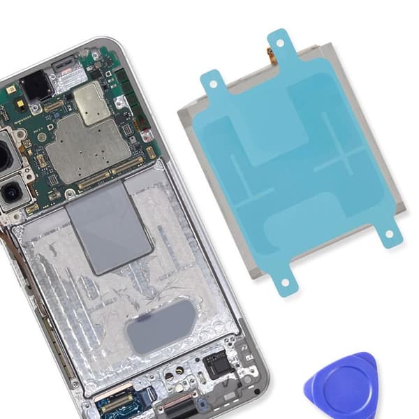 Ersättningslim för batterifäste Galaxy S22 Blå Blå