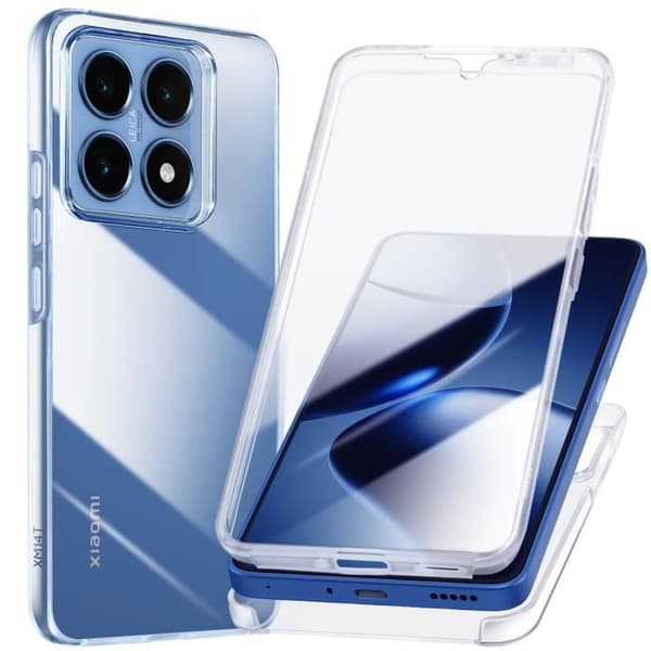 Coque Integreret - Xiaomi - 14T - Transparent - Kamerabeskyttelse - Forbedret Greb Transparent