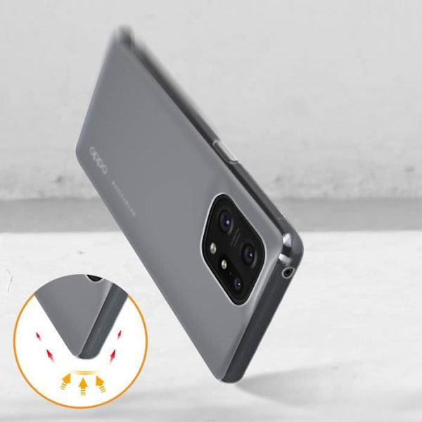 Kuori - Oppo - Find X5 - Silikoni Geeli Joustava - Läpinäkyvä - Ultra-Hohkea Genomskinlig