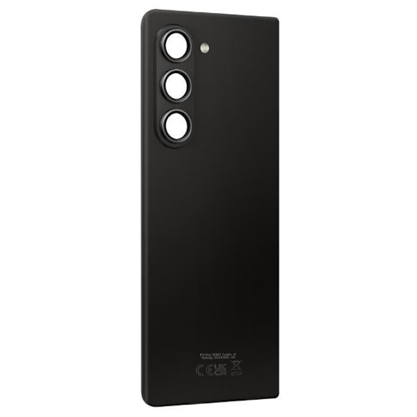 Takalasi Galaxy Z Flip 5:lle alkuperäisellä Samsungin kameran linssillä mustalla Svart