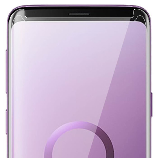 Skyddsglas - Samsung - Galaxy S9 - Härdat glas - Böjda kanter - Transparent Transparent