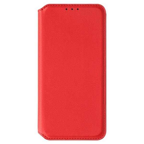 Fodral för Samsung Galaxy A03s korthållare Videostöd Magnetic Flip Red Röd