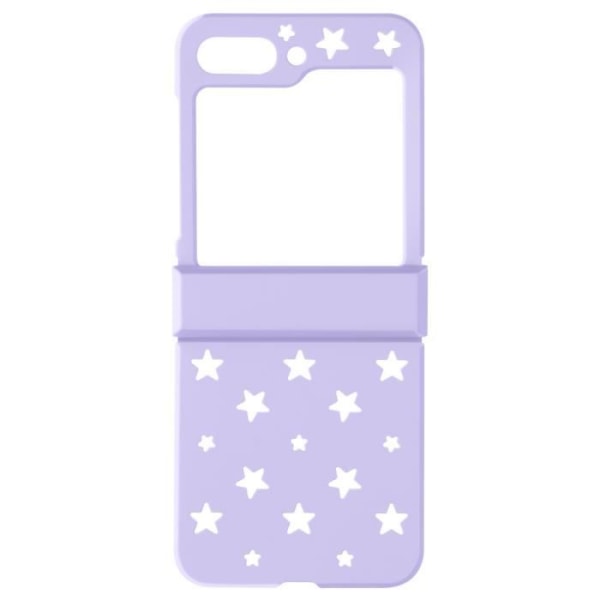 Taske til Samsung Z Flip 5 Hard Star Pattern Collection Star Case Lilla Lila