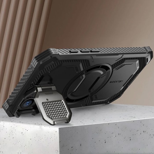 Coque Intégrale til iPhone 16e Stødabsorberende Kompatibel med MagSafe I-Blason Sort Svart