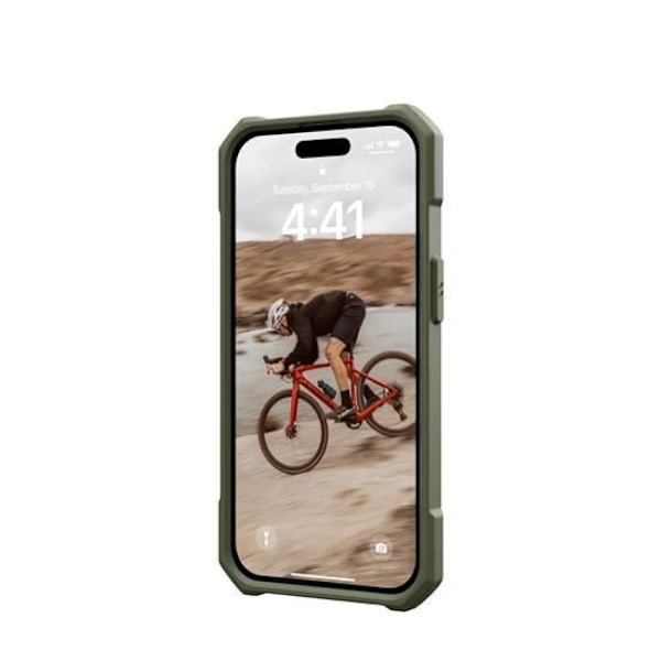 Coque - UAG - Essential Armor - iPhone 15 Plus - Förstärkt skydd - Snabb MagSafe-laddning Oliv