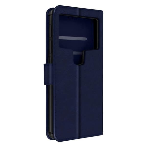 Universal smartphone-etui 5,2 til 5,5 tommer - AVIZAR - Chesterfield - Hard Shell - Syntetisk materiale - Blå Blå