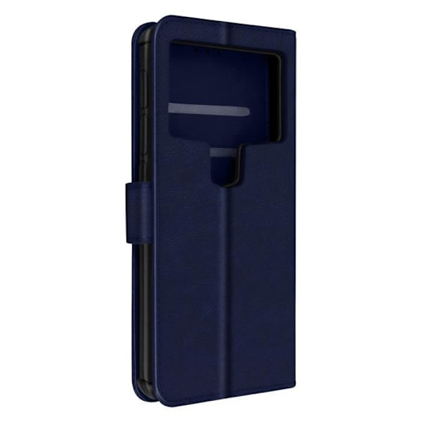 Universal smartphonefodral 5,2 till 5,5 tum - AVIZAR - Chesterfield - Hårt skal - Syntetmaterial - Blå Blå