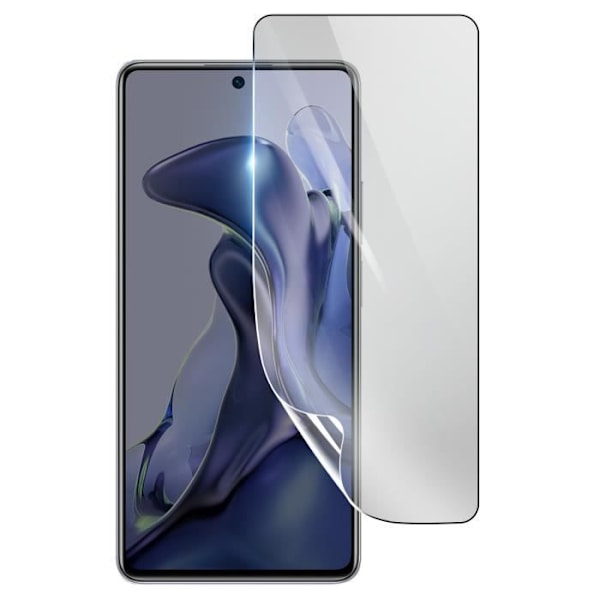Näytönsuoja - 3MK - Xiaomi 11T - Iskunkestävä Hydrogeeli - Läpinäkyvä - Naarmuuntumaton Transparent
