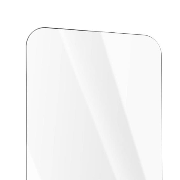Härdat glas för iPhone 15 Pro Max 9H Hårdhet 4smarts Second Glass Transparent Vit