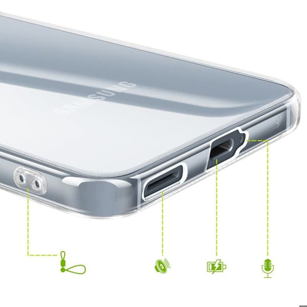 Skyddande Silikonskal för Galaxy S26 Mayaxess Transparent Vit
