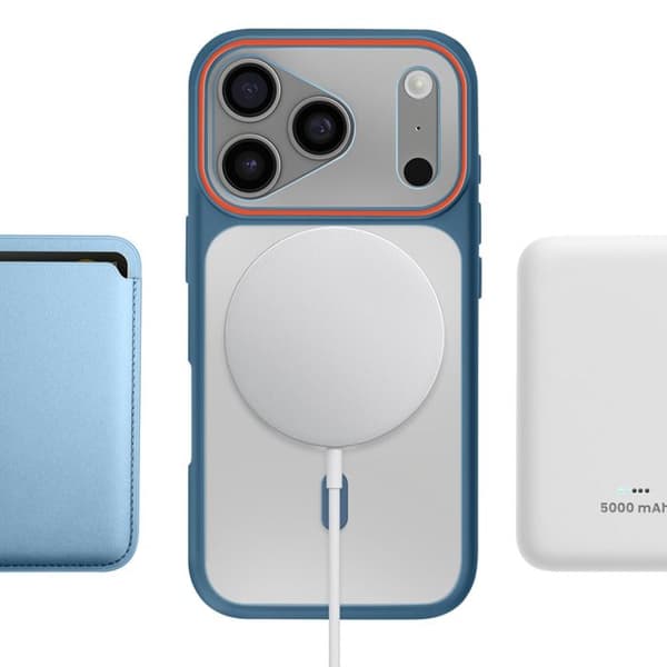 MagSafe-cover til iPhone 17 Pro Max, Bi-materiale beskyttelse, Hårdt bagcover, Mørkeblå Blå