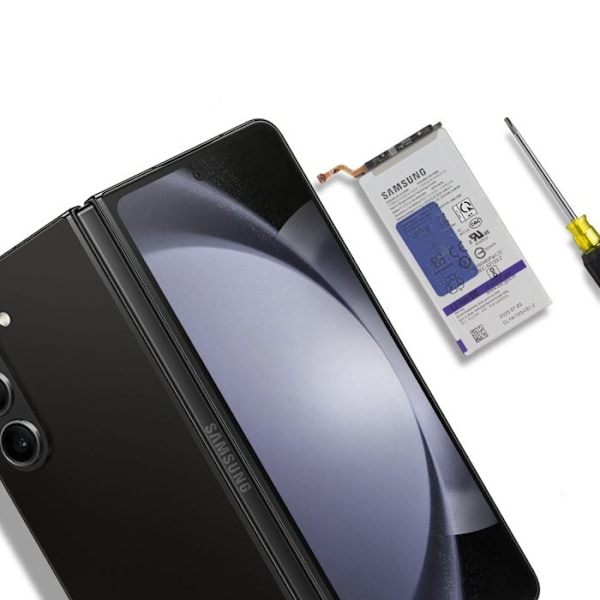 Internt sekundärt batteri för Galaxy Z Fold 5 2310mAh Original EB-BF947ABY Svart