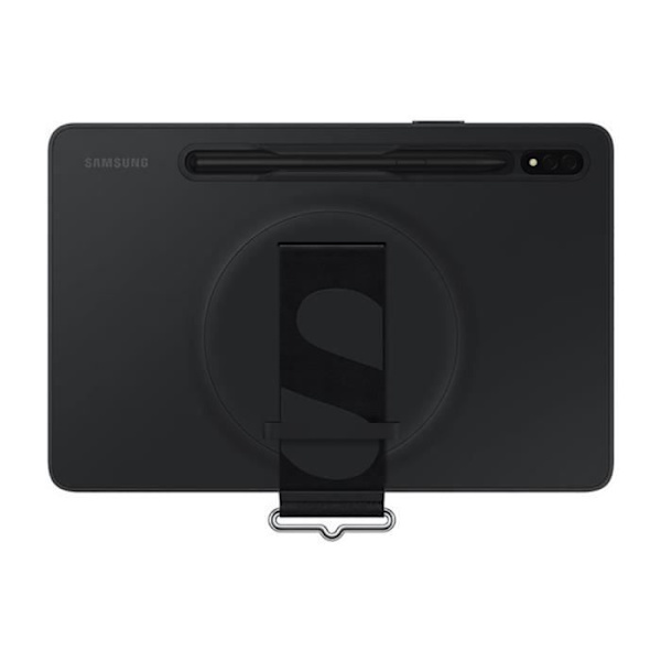 Baksidan Strap Cover - SAMSUNG - Tab S8 - Färg Svart - Rem - Förbättrat grepp Svart