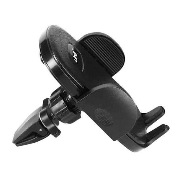 Support til bil - LINQ - HD674 - Fastgørelse til ventilationsgitter - 360° roterende - Til smartphone Svart