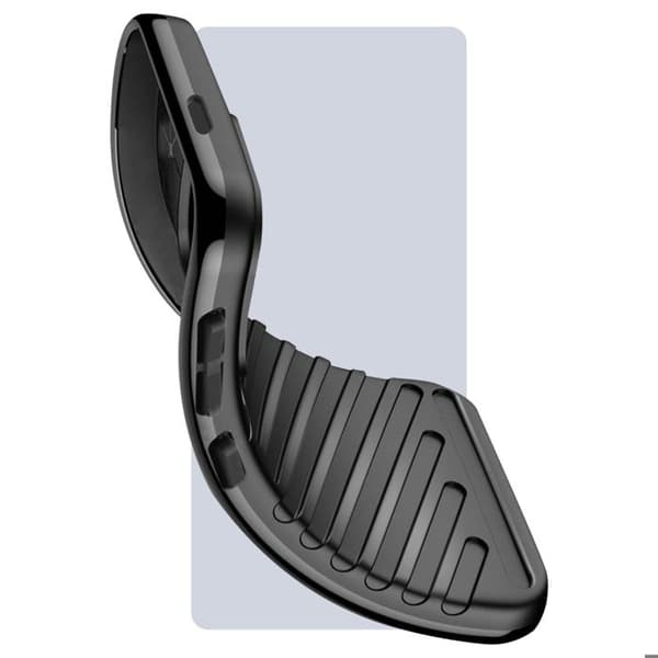 Blød Silikone Cover til Samsung Galaxy S24 FE Serie Thunder Sort Svart