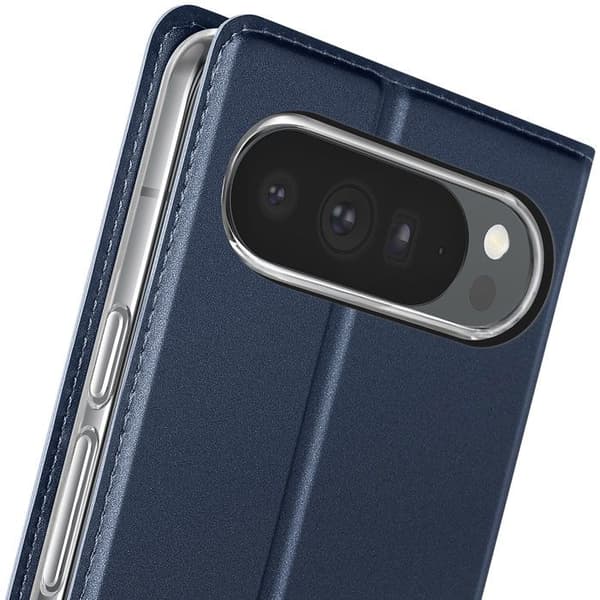 Etui Clapet - DUX DUCIS - Google Pixel 10 Pro XL - Kortholder - Silikonegel - Magnetlukning Blå