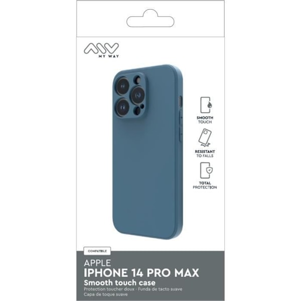 MYWAY SMOOTHIE CASE TPU BLUE IPHONE 14 PRO MAX