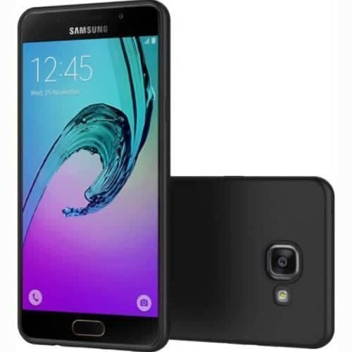 Skal - MW - Galaxy A5 - Semig flexibel - Blank Svart