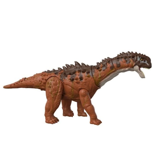 Jurassic World Figure - MATTEL - Ampelosaurus Mega Action - Storskalig - Realistiska rörelser - från 4 år och uppåt Flerfärgad