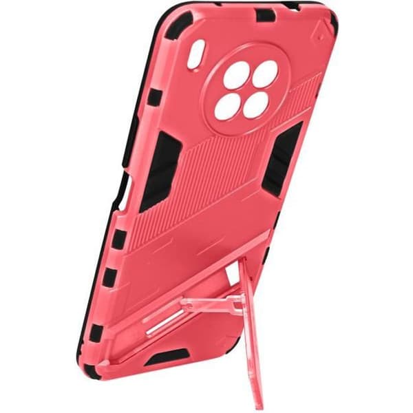 Coque - ADVISE - Huawei Nova 8i / Honor 50 Lite - Rosa - Stødabsorberende - Sammenklappelig stativ rosa
