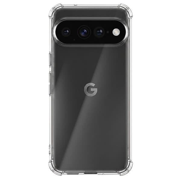 Siliconfodral för Google Pixel 11 Pro XL med Förstärkta Hörn Transparent Vit