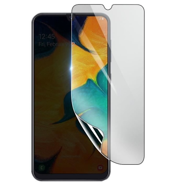 Näytönsuoja - 3MK - Samsung Galaxy A30 - Iskunkestävä Hydrogeeli - Läpinäkyvä - Naarmuuntumaton Transparent