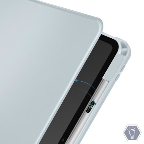Fodral för iPad Air 11 2024 - AVIZAR - Flip Rotating Stand - Blå - Kameraskydd Blå