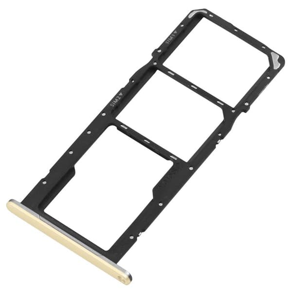 SIM-kortskuffe - AVIZAR - Galaxy A06 - Dobbelt SIM - Micro SD - Guldfarvet Gul