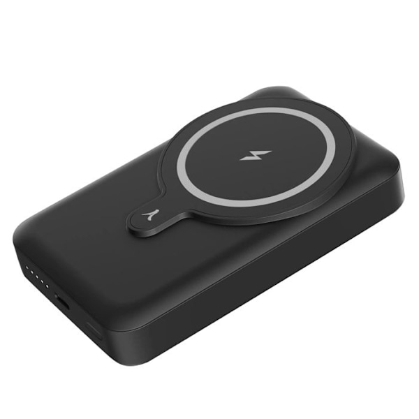 MagSafe 15W 10000mAh ulkoinen akku USB C 20W lähtö Akashi Musta Svart