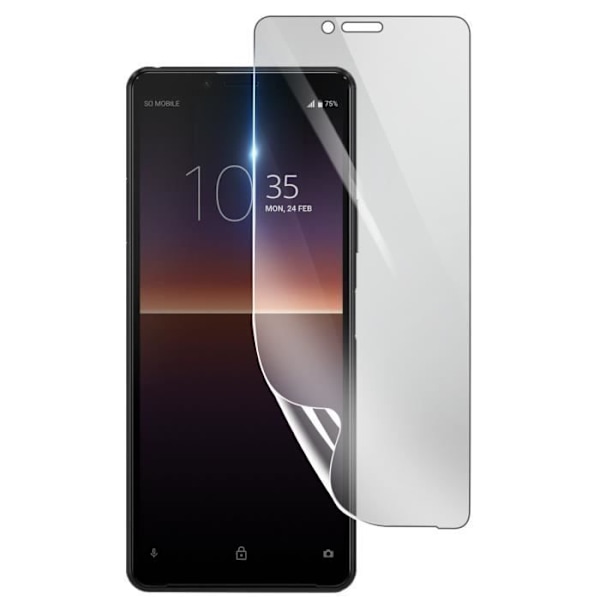 Näytönsuoja - 3MK - Sony Xperia 10 2 - Iskunkestävä Hydrogeeli - Naarmuuntumaton - Läpinäkyvä Transparent