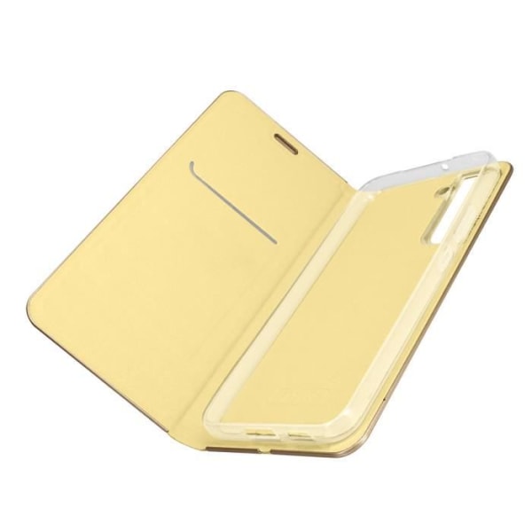 Samsung S22 Plus Fodral Korthållare Video Support Forcell Luna Book Gold Golden