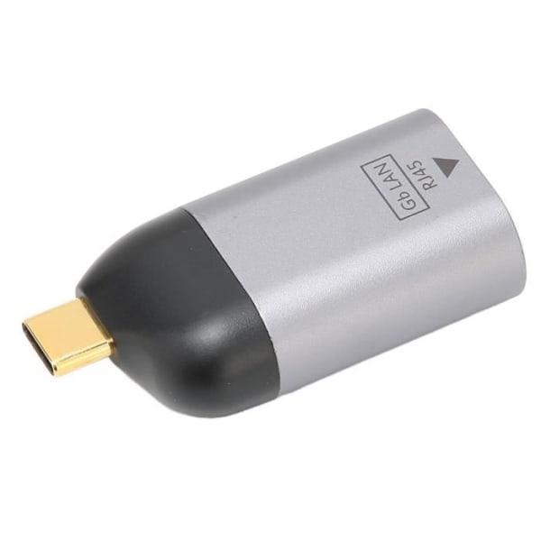 Qiilu USB C till RJ45 Gigabit Ethernet-adapter för PC Smartphone